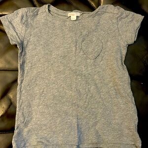 Crew cuts size 4/5 grey with heart pocket